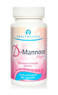 Healthreach D-Mannose 500mg 60 Caps